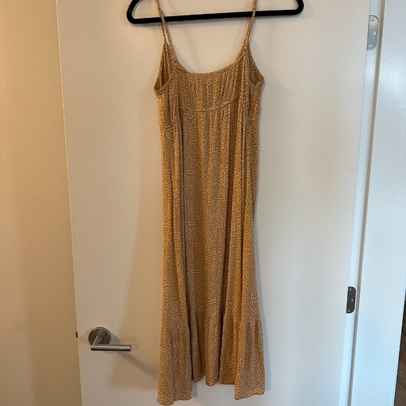 Orange/Tan Midi Dress - Picture 5 of 5